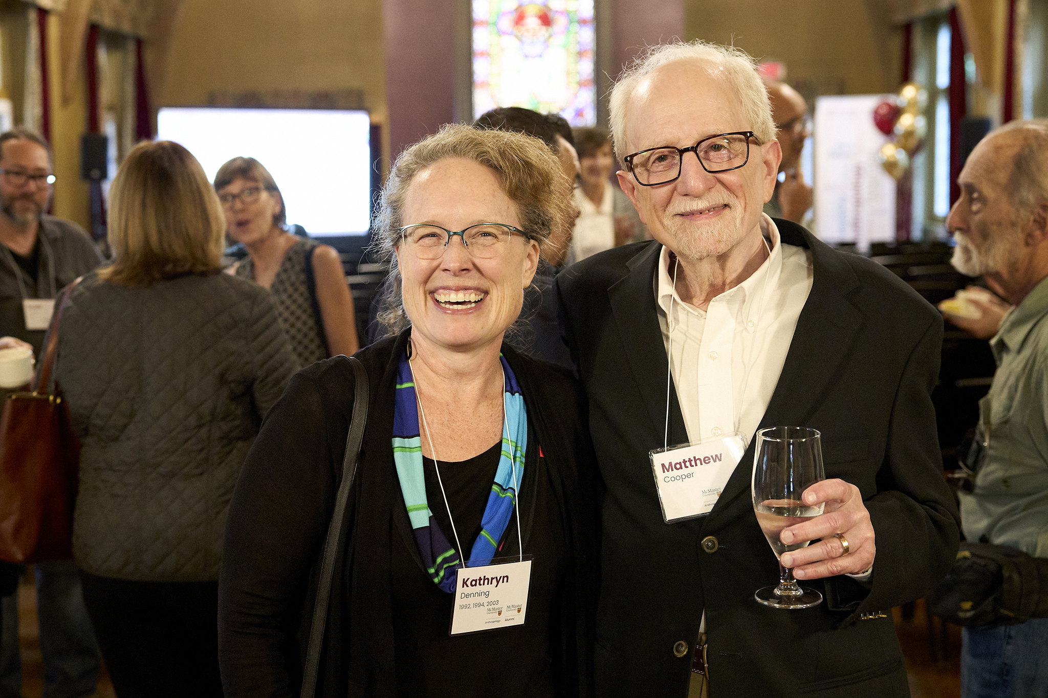 Kathryn Denning and Professor Emeritus Matthew Cooper.